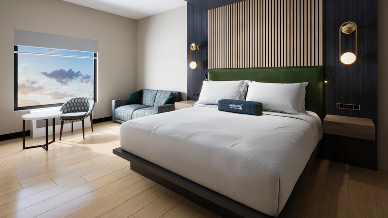 A single suite at the Hershey Inn & Suites