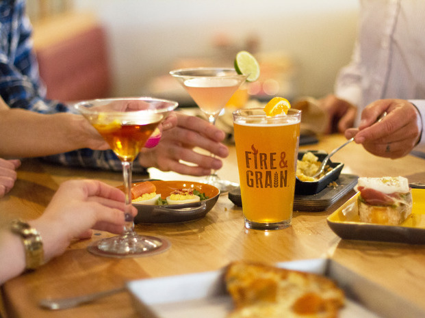 FireGrain Food and Drinks in Hand