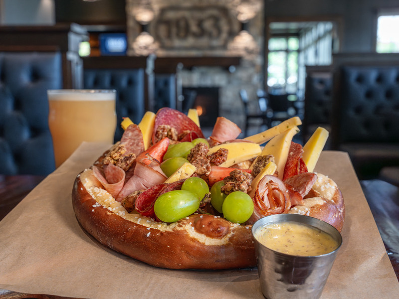 Pretzel Cheese Board