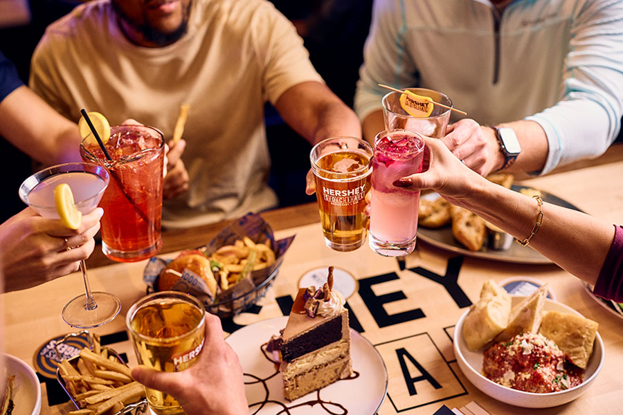 Group of diners at Hershey Social