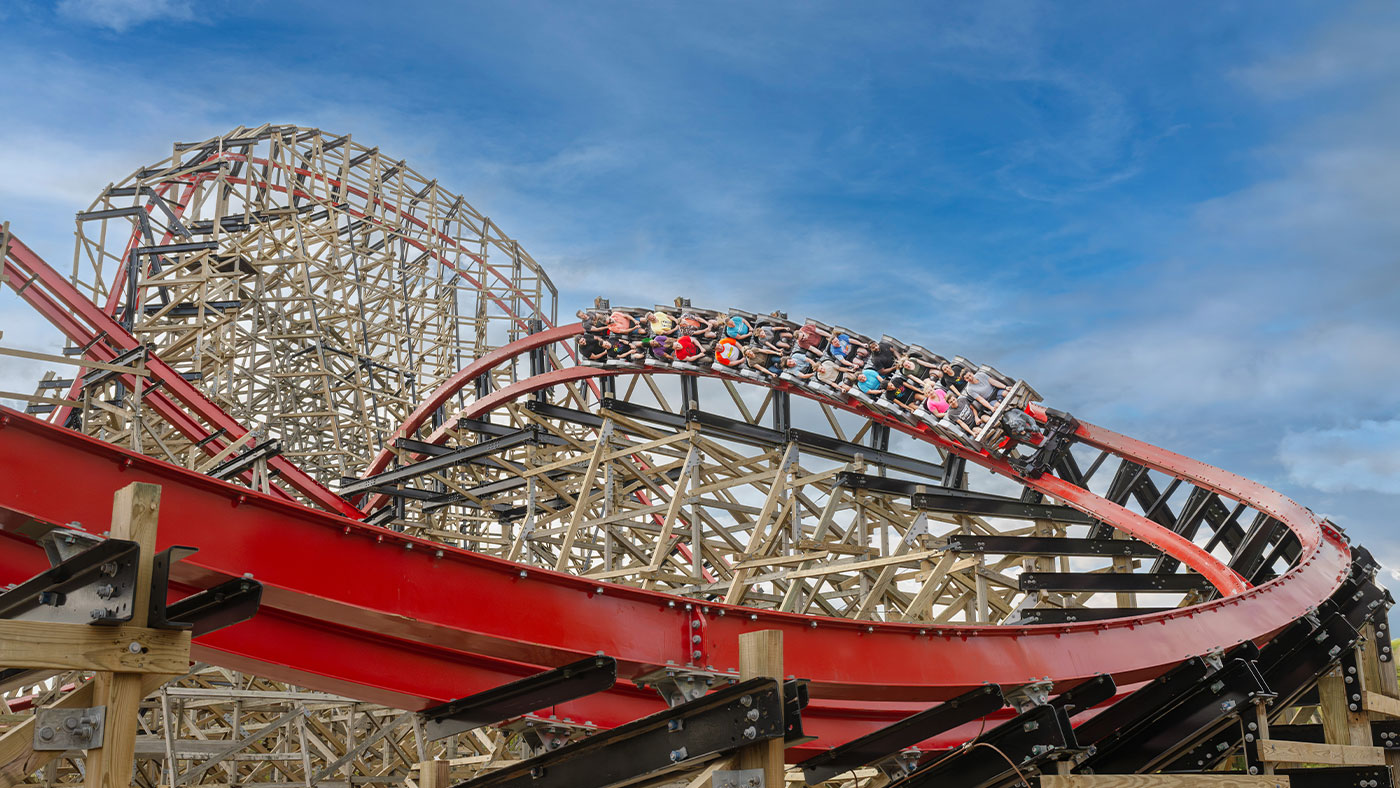 A wideshot view of Hersheypark