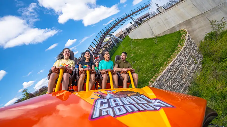 Teens on Candymonium at Hersheypark